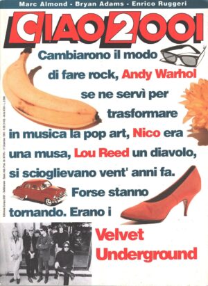 Rivista Ciao 2001 n. 50 del 17 Dicembre 1991 - In Copertina Velvet Undergound