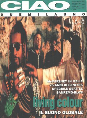 Rivista Ciao 2001 n. 7/8 - Febbraio Marzo 1993 - In Copertina Living Colour