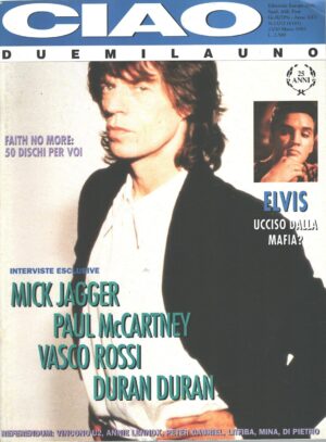 Rivista Ciao 2001 n. 11/12 - Marzo 1993 - In Copertina Mick Jagger