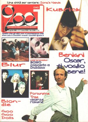 Rivista Ciao 2001 n. 3 del 6 Aprile 1999 - In Copertina Kubrick, Benigni