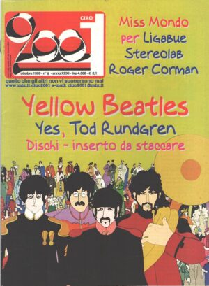 Rivista Ciao 2001 n. 8 - Ottobre 1999 - In Copertina Beatles (con Inserto)