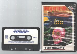 House of death - Videogioco su cassetta per Oric-1 e Atmos 48K - Tansoft (1984)