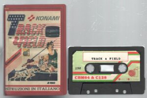 Track & Field – Videogioco su cassetta per Commodore 64 CMB 64 e C128 - Konami