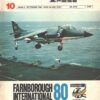 Rivista Aerospazio n. 10 - Settembre 1980 - In copertina BAe Sea Harrier ed. Aerospazio Editrice