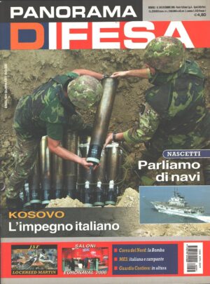 Rivista Panorama Difesa n. 248 - Dicembre 2006 - In copertina Militari EOD della MNTF-W ed. ED.A.I.