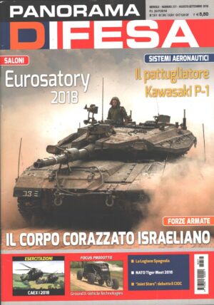 Rivista Panorama Difesa n. 377 - Agosto Settembre 2018 - In copertina Merkava Mark III ed. ED.A.I.