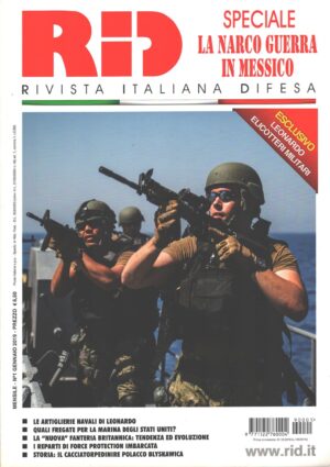 Rivista Italiana Difesa RID n. 1 - Gennaio 2019 - In copertina VBSS US Navy ed. Giornalistica Riviera