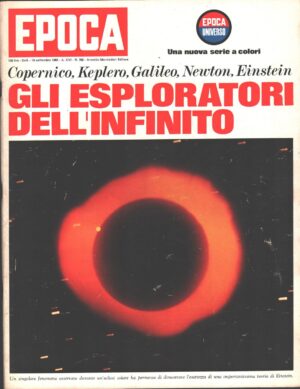 Rivista Epoca n. 782 del 19 Settembre 1965 - In copertina Eclissi Solare ed. Mondadori
