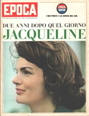 Rivista Epoca n. 792 del 28 Novembre 1965 - In copertina Jacqueline Kennedy ed. Mondadori