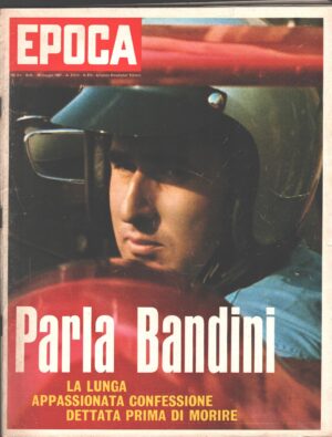 Rivista Epoca n. 870 del 28 Maggio 1967 - In copertina Lorenzo Bandini ed. Mondadori