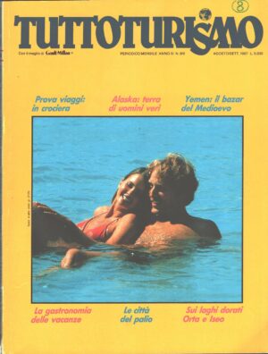 Rivista Tuttoturismo n. 8/9 - Agosto Settembre 1987 ed. Domus
