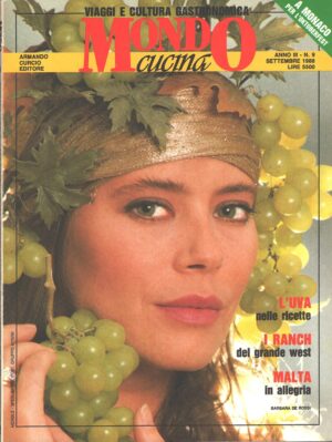 Rivista Mondo Cucina n. 9 - Settembre 1988 ed. Armando Curcio
