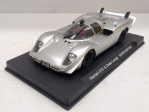 Slot Car Ferrari 512S Coda Lunga Fly Car Model C73 88118 Silver Edition 1:32 Modellino Model car Argento