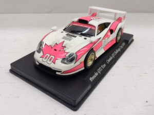 Slot Car Porsche GT1 Evo GB Track GB72 Canada GT Challenge Cup 2000 1:32 #00 Modellino Model car Bianco Fucsia
