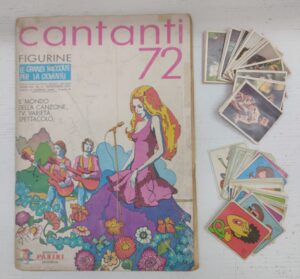 Album figurine Cantanti 72 NON Completo DA Recupero (mancano 61 figurine su 450) ed. Panini