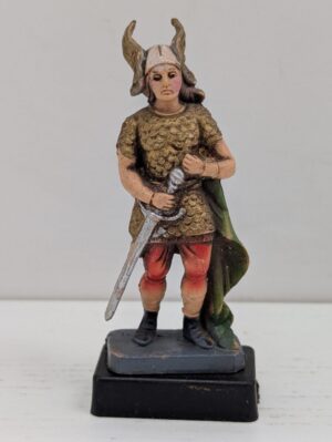 Re Celtico - Soldatino Fontanini Italy maestro Simonetti - Figurino 10 cm in Plastica dipinto a mano - anni '60
