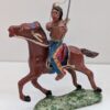 Indiano a Cavallo - Soldatino Vintage anni '60 - Figura in Pasta cm 11