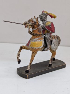 Cavaliere Asburgo - Probabile Leyla - Elastolin Figura in Pasta cm 10 - Vintage anni '30 Masse Figur