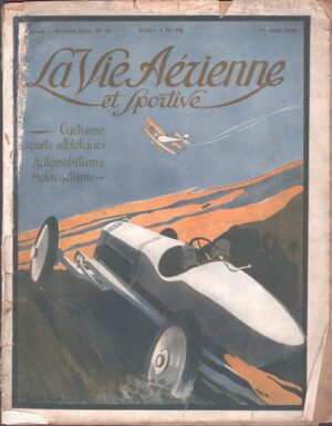 Revue La Vie Aerienne et Sportive n. 10 del 1 Avril 1922 ed. Imprimerie Lang