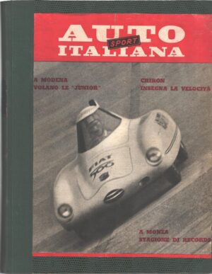 Auto Italiana Sport 1957 Annata Completa Nuova Edizione 14 numeri Rilegati ed. Domus