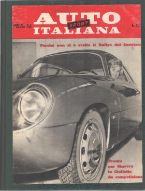 Auto Italiana Sport - Raccolta di articoli vari dell'annata 1960 - 1961 ed. Domus