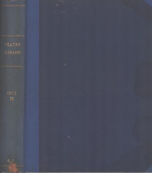 Rivista Teatro Scenario - Raccolta dal n. 13 al n. 24 anno 1952 ed. Garzanti