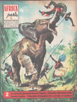Africa Parla Fotostoria n. 2 del 25 Marzo 1958 ed. Asso di Bastoni