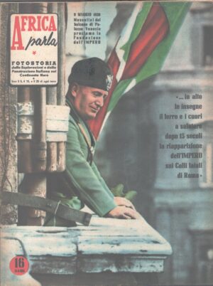Africa Parla Fotostoria n. 16 del 15 Agosto 1958 ed. Asso di Bastoni