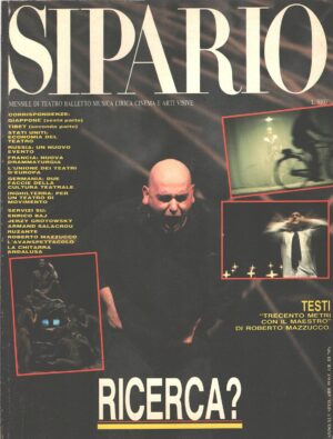 Rivista Sipario n. 196 - Marzo Aprile 1990 di AA.VV. ed. CAMA