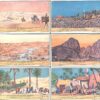 Figurine Liebig - Serie n. 1453 Completa (6 figurine) - Le Sahara ou Grand Desert - Edizione Francese 1943