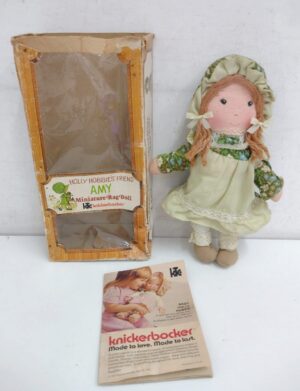 Amy Holly Hobbie - Miniature Rag Doll cm 22 - Knickerbocker - Vintage anni '70
