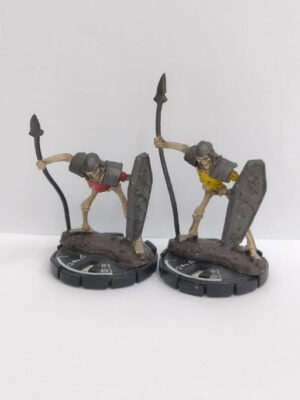 Mage Knight Rebellion - Skeleton #124 #126 - Mini Figure cm 5 - WizKids (2000)