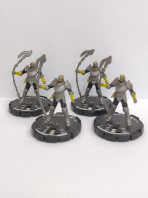 Mage Knight Rebellion - Royal Pikeman #100 - Lotto n. 4 Mini Figure cm 5 - WizKids (2000)
