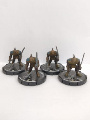 Mage Knight Rebellion - Utem 002 - Lotto n. 4 Mini Figure cm 4 - WizKids (2000)