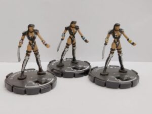 Mage Knight Rebellion - Nightblade #028 #029 #030 - Mini Figure cm 4 - WizKids (2000)