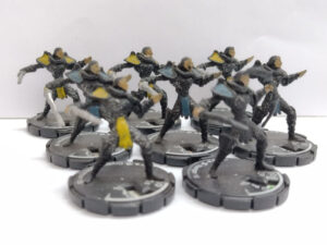 Mage Knight Rebellion - Crystal Bladesman #019 #020 Ranger #023 - Lotto n. 8 Mini Figure cm 4 - WizKids (2000)