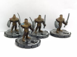 Mage Knight Rebellion - Utem Guardsman #005 #006 - Lotto n. 4 Mini Figure cm 4 - WizKids (2000)