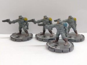 Mage Knight Rebellion - Khamsin Freelancer #037 #038 - Lotto n. 4 Mini Figure cm 4 - WizKids (2000)