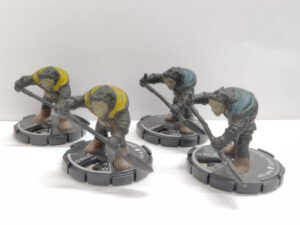Mage Knight Rebellion - Grave Robber #031 #032 - Lotto n. 4 Mini Figure cm 4 - WizKids (2000)