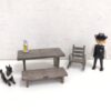 Playmobil Lotto Western Vintage - Sceriffo Cane e Arredi Geobra (1974)