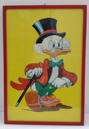 Quadro Poster Zio Paperone (Walt Disney) - Viva Topolino - Vintage anni '60/'70