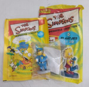 The Simpsons Springfield Collection II - Commissario Winchester 3D + 1 Bustina di figurine Panini 2000