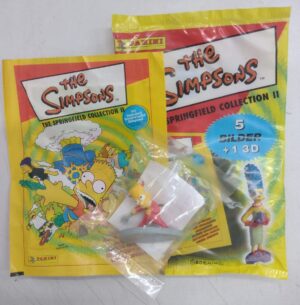 The Simpsons Springfield Collection II - Bart Simpson 3D + 1 Bustina di figurine Panini 2000