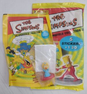 The Simpsons Springfield Collection II - Maggie Simpson 3D + 1 Bustina di figurine Panini 2000
