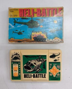 Heli Battle Casio CG-370 con Scatola Originale - FUNZIONANTE - Gioco Vintage 1987