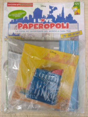 Disney I love Paperopoli n. 11 (Fascicolo + Gadget) Grattacielo di Rockerduck - Centauria Panini Comics