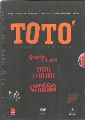 Totò Il principe della risata - (3 DVD) (Guardie e ladri, Totò a colori, Capriccio all'italiana) con Cofanetto - DVD in Italiano