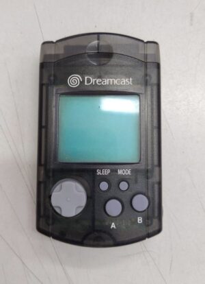 Sega Dreamcast Visual Memory Unit - Memory Card NON TESTATA - Nera trasparente