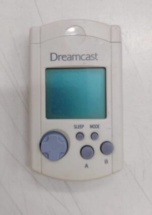 Sega Dreamcast Visual Memory Unit - Memory Card NON TESTATA - Bianca