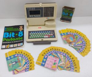 Primo Computer Bit-8 Parlante con Schede - NON FUNZIONANTE - Editrice Giochi
